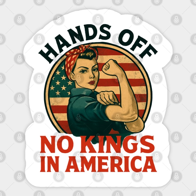 No-Kings Sticker by Creatifly Graphic Tees